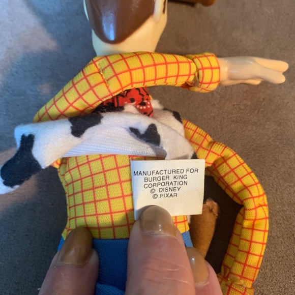 Pre-owned Vintage 1995 Burger King Toy Story Puppet Toys - Rex, Buddy and Ham - Picture 12 of 17